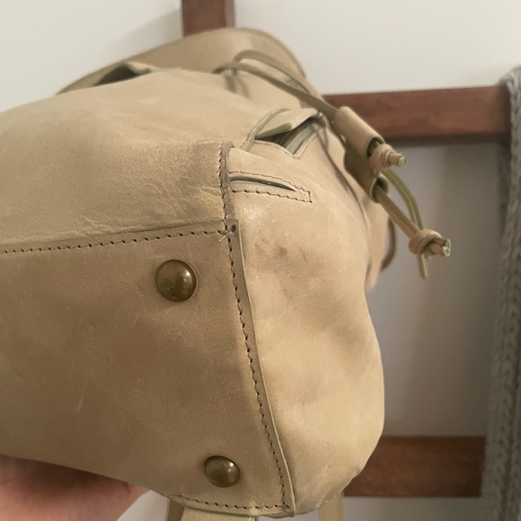 Rachel Roy Distressed Leather Convertible Bag lime green - Picture 8 of 15